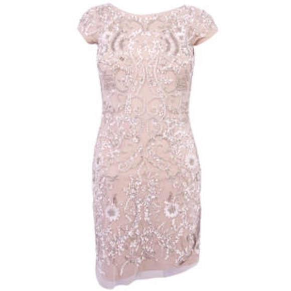 Aidan Mattox Dresses & Skirts - Aidan Mattox beaded dress mother of the bride